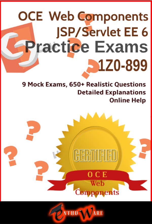 OCE Java Web Component Exam 1Z0-899 Practice Tests
