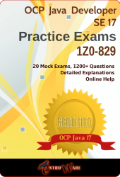 OCP Java Application Developer 1Z0-829  Practice Tests