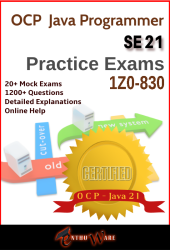 OCP Java 21 Exam 1Z0-830  Practice Tests